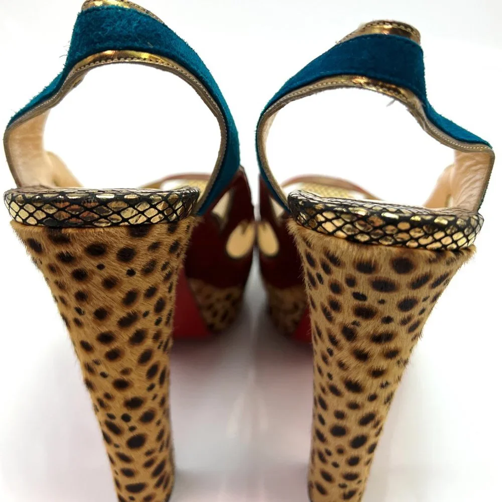 🌷❤️🔥FINAL SALE 🔥 NO OFFERS🌷💥Christian Louboutin Miralep 140 36 - Picture 5 of 8